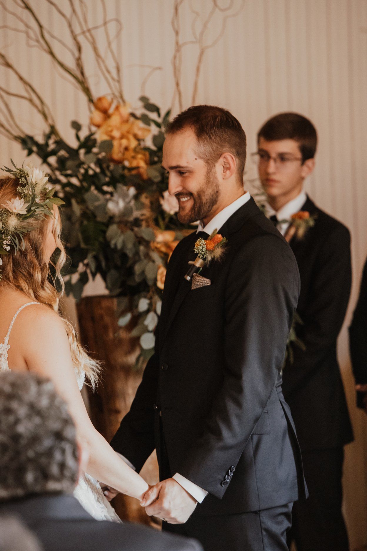 Groom Loving Look At Bride - Wedding Day - Chapel - Fantasy Wedding