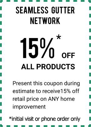 Download Seamless Gutter Network 15% Coupon