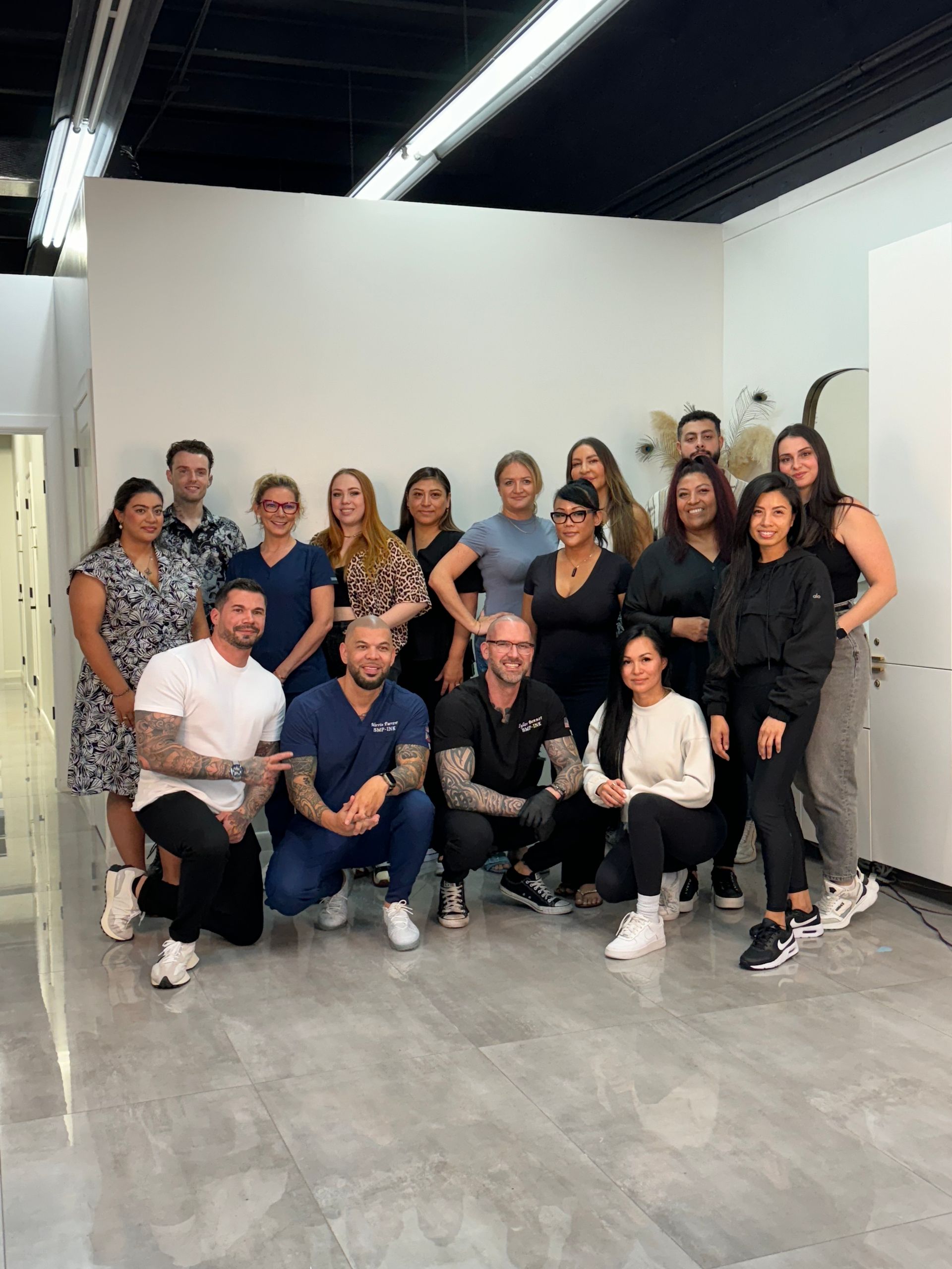 A group of SMP students with their teachers Marvin Furrow and Tyler Bennet