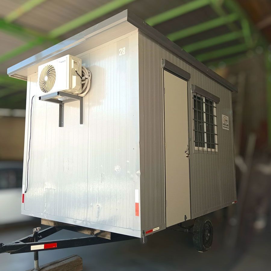 Oficina móvil con baño 2.40 x 3.50m