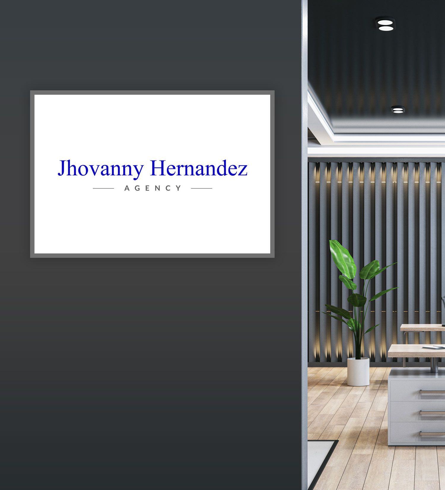 A group of business people are posing for a picture together