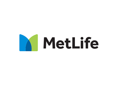 MetLife logo: blue and green 