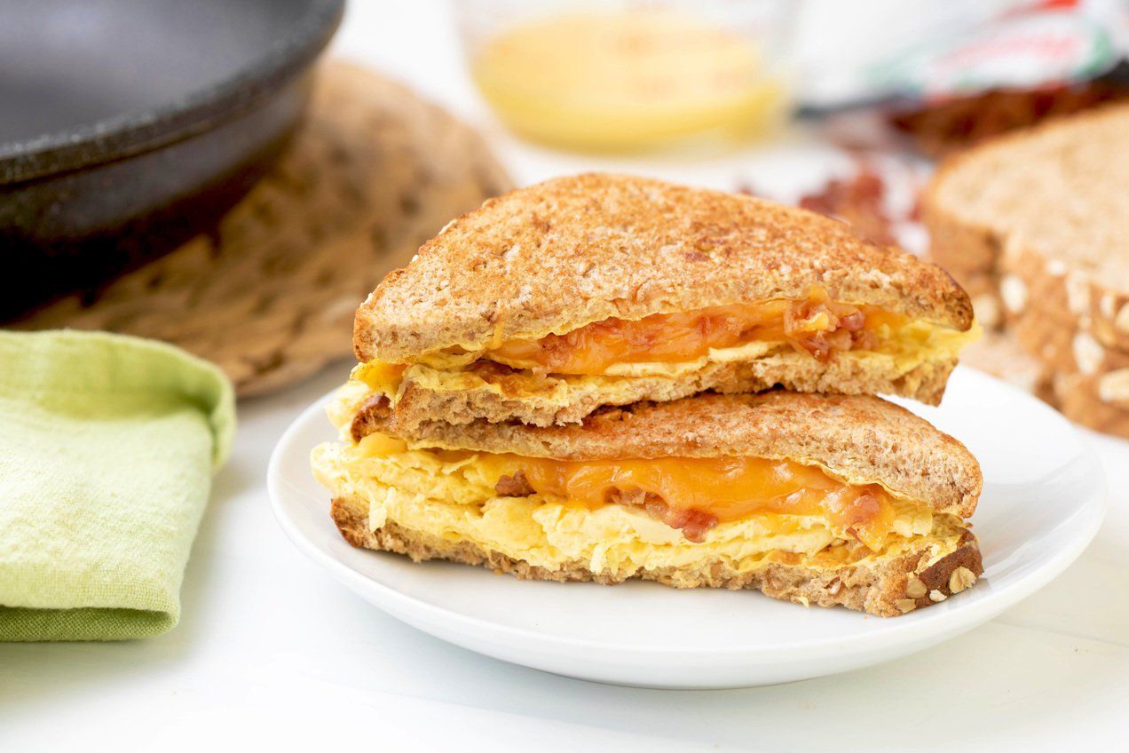 Egg and Bacon Breakfast Sandwich