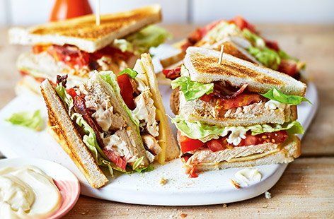 Chicken Salad Club Sandwich