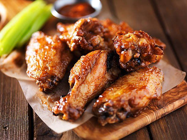 Chicken Wings Close Up