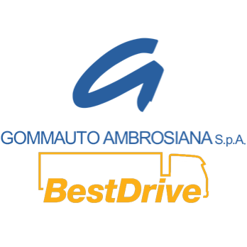 Logo per GOMMALTO AMBROSIANA SpA con la lettera "G" stilizzata sopra il testo.