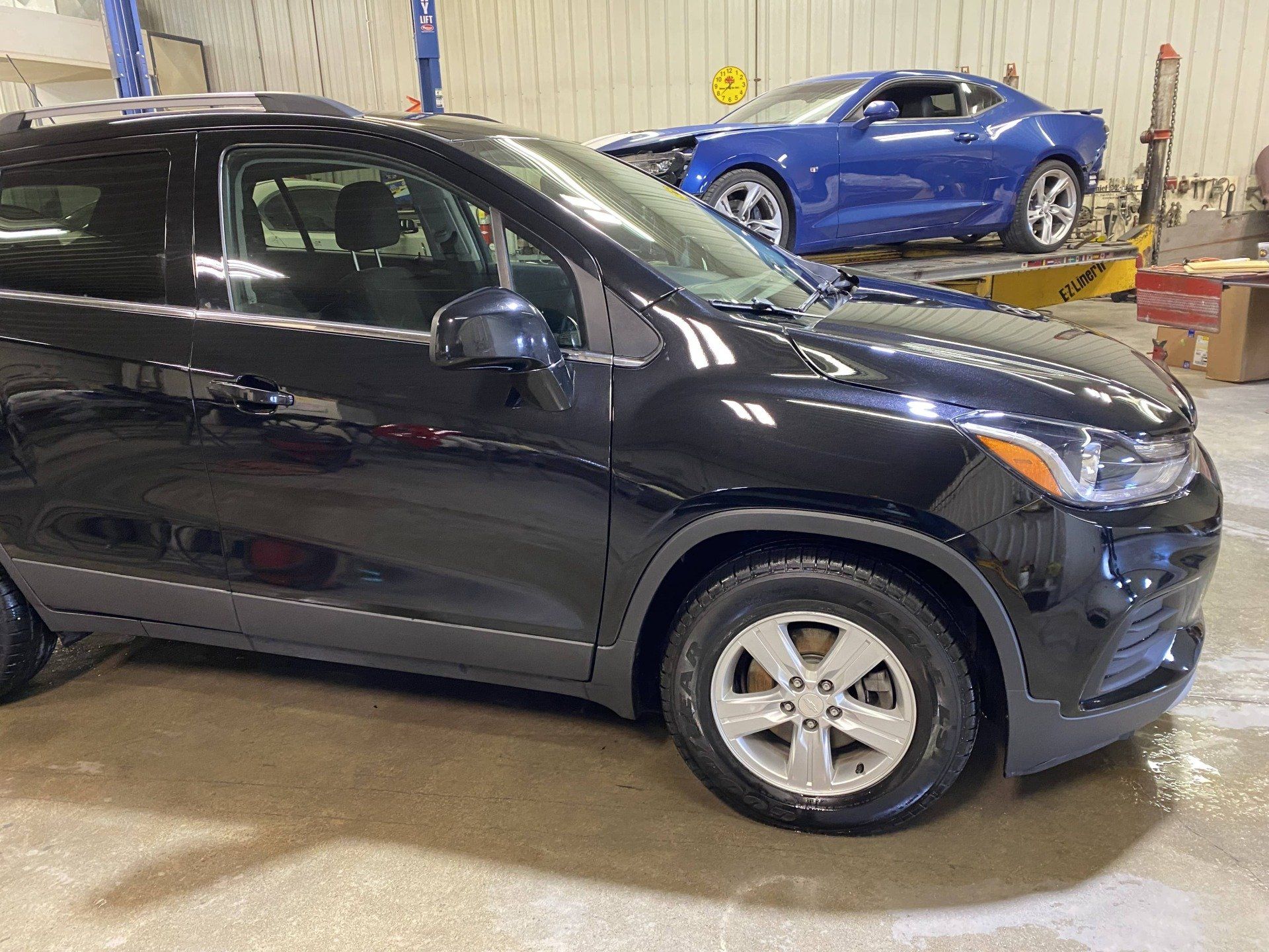 Car repaired different angle