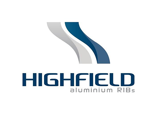 A logo for a company called highfield aluminum ribs.