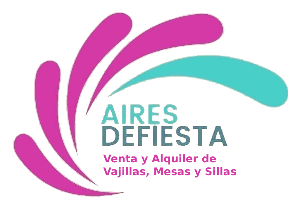  logo  aires defiesta alquiler de vajillas