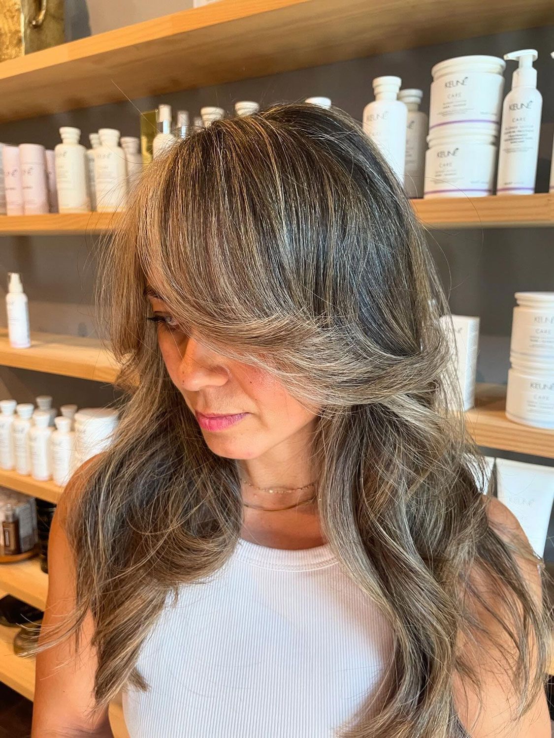 Balayage On Layered Hair
