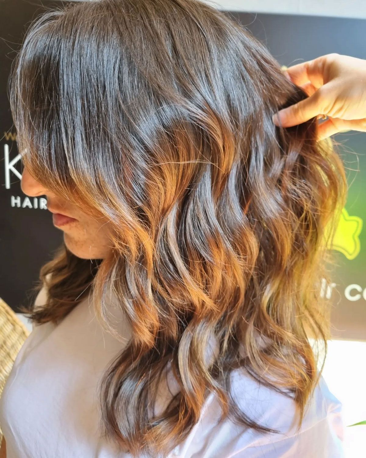 Medium Long Hair With Balayage