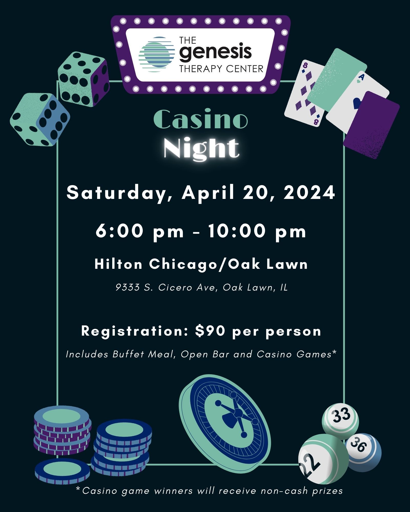 Casino Night — Oak Forest, IL — The Genesis Therapy Center