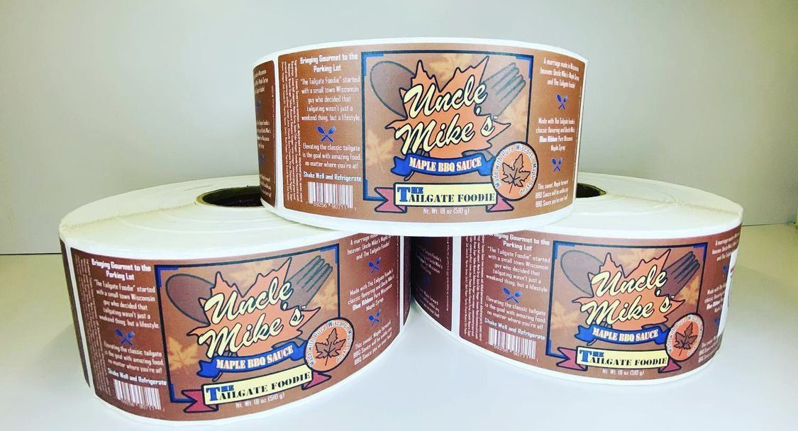 BBQ Sauce Stickers Dane County Wi