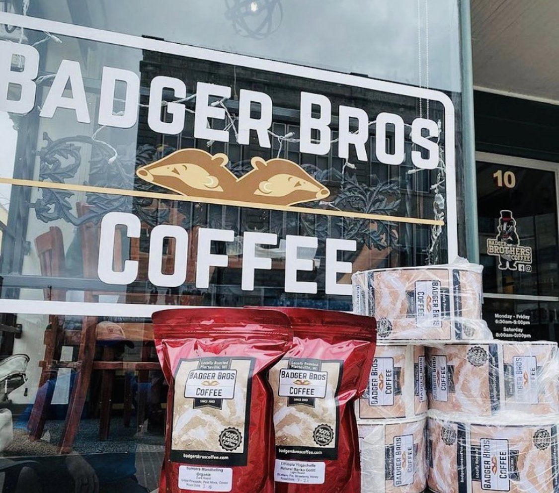 Coffee Labels and Stickers for Madison Coffee Company