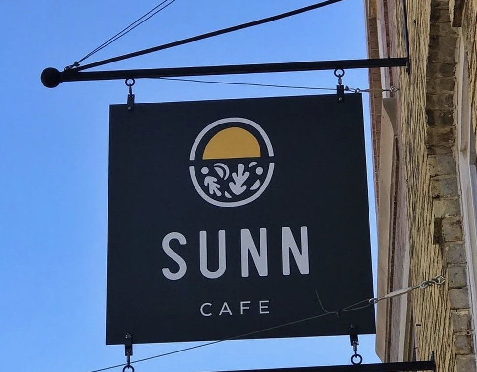 outdoor restaurant sign