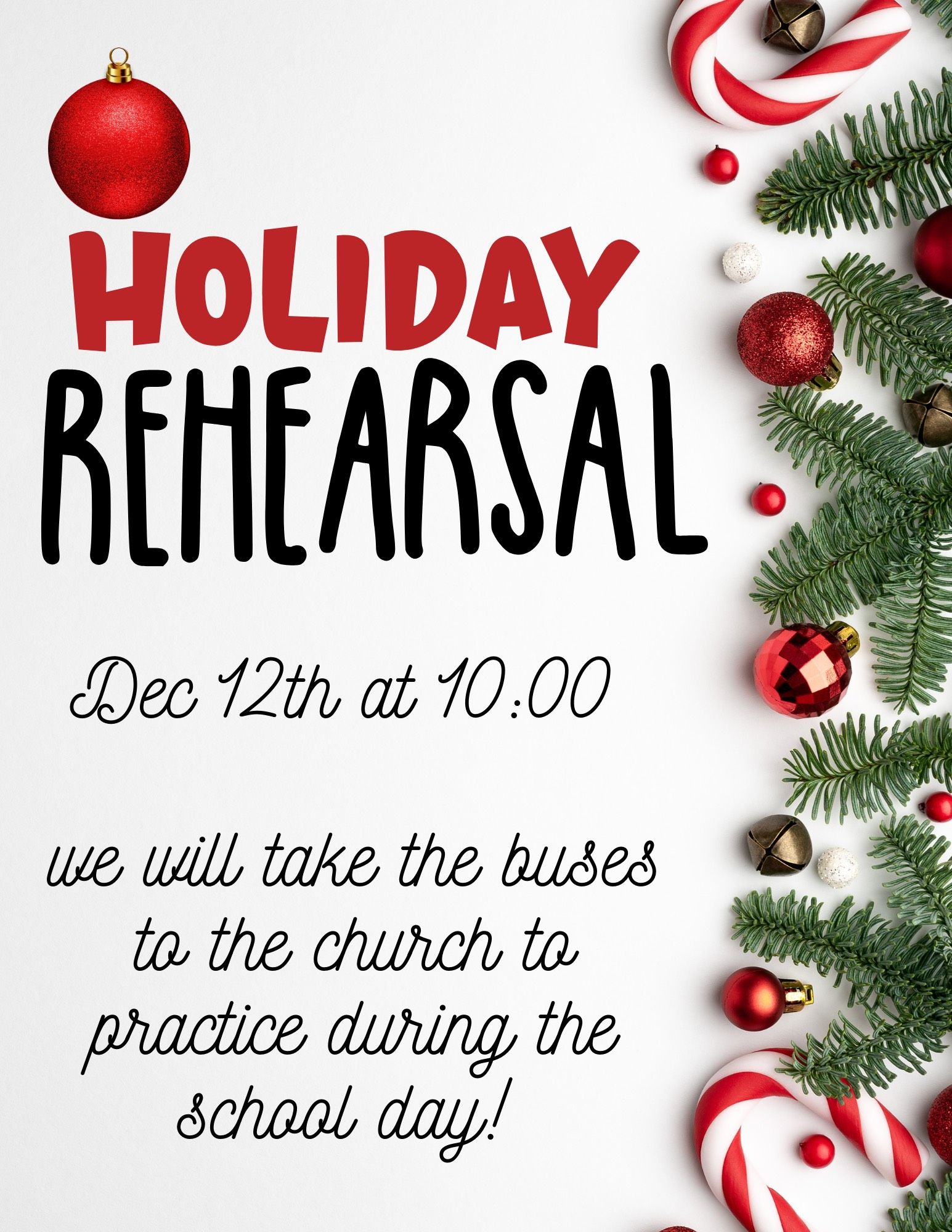 Hot Shot Holiday Rehearsal