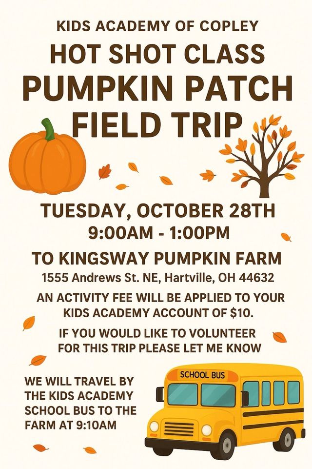Field trip flyer example | Benkens.blog