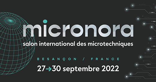 Flyer for the micronora exhibition 2022
