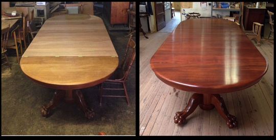 Dining Table - Antique Repair in Portland, OR
