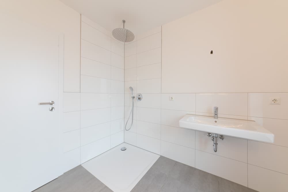 A Bathroom Featuring a Shower