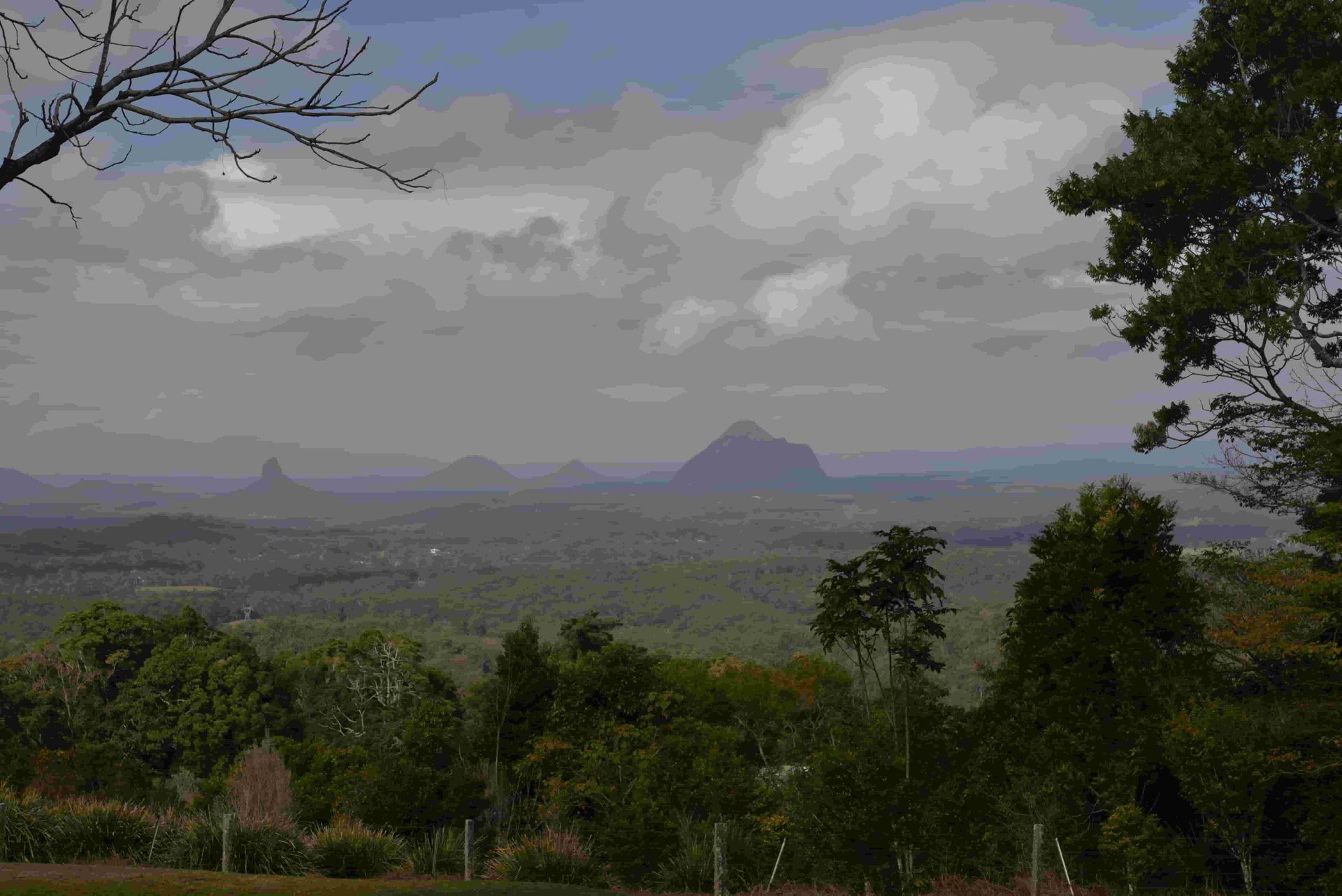 A View Of A Mountain Range With Trees In The Foreground — Malouf Plumbing In Mary Valley, QLD