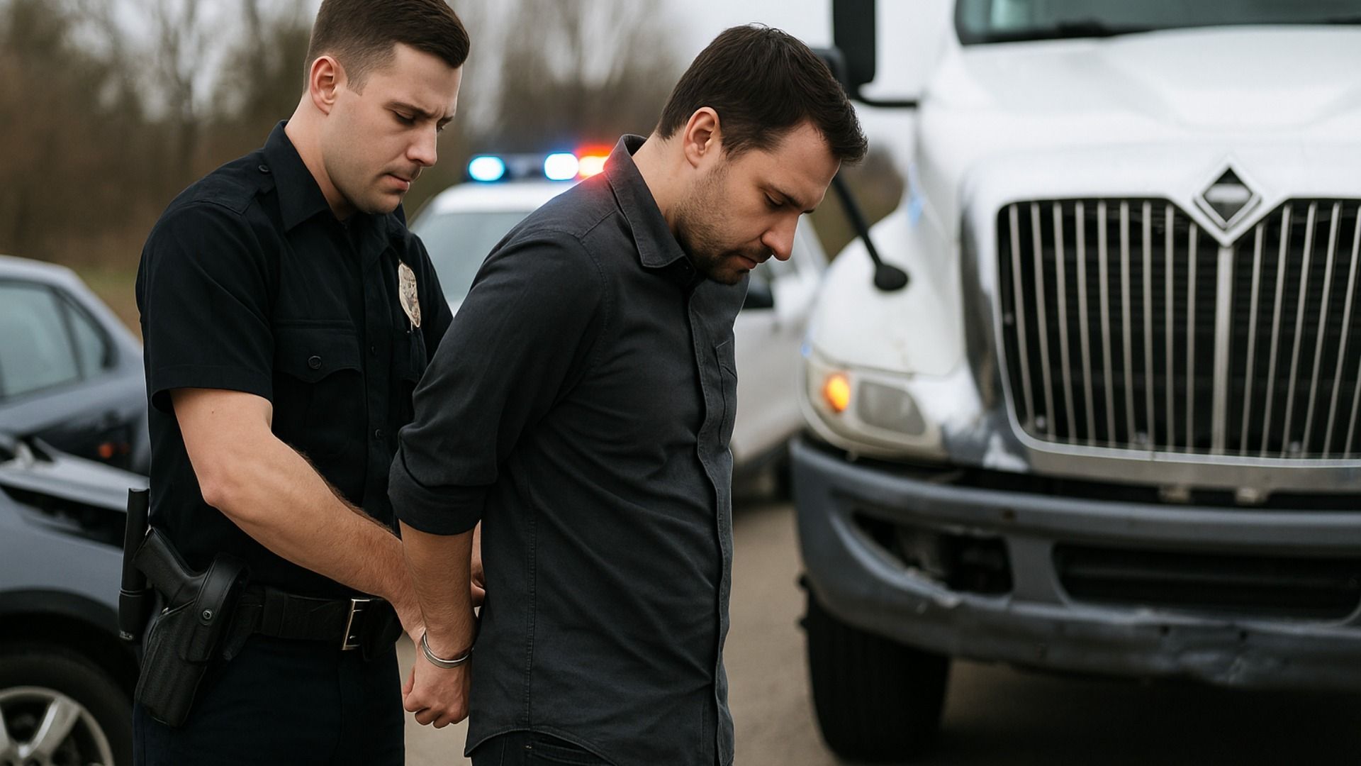 What Happens If Arrested at a Car or Truck Accident
