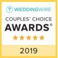 A couple 's choice awards logo for weddingwire.