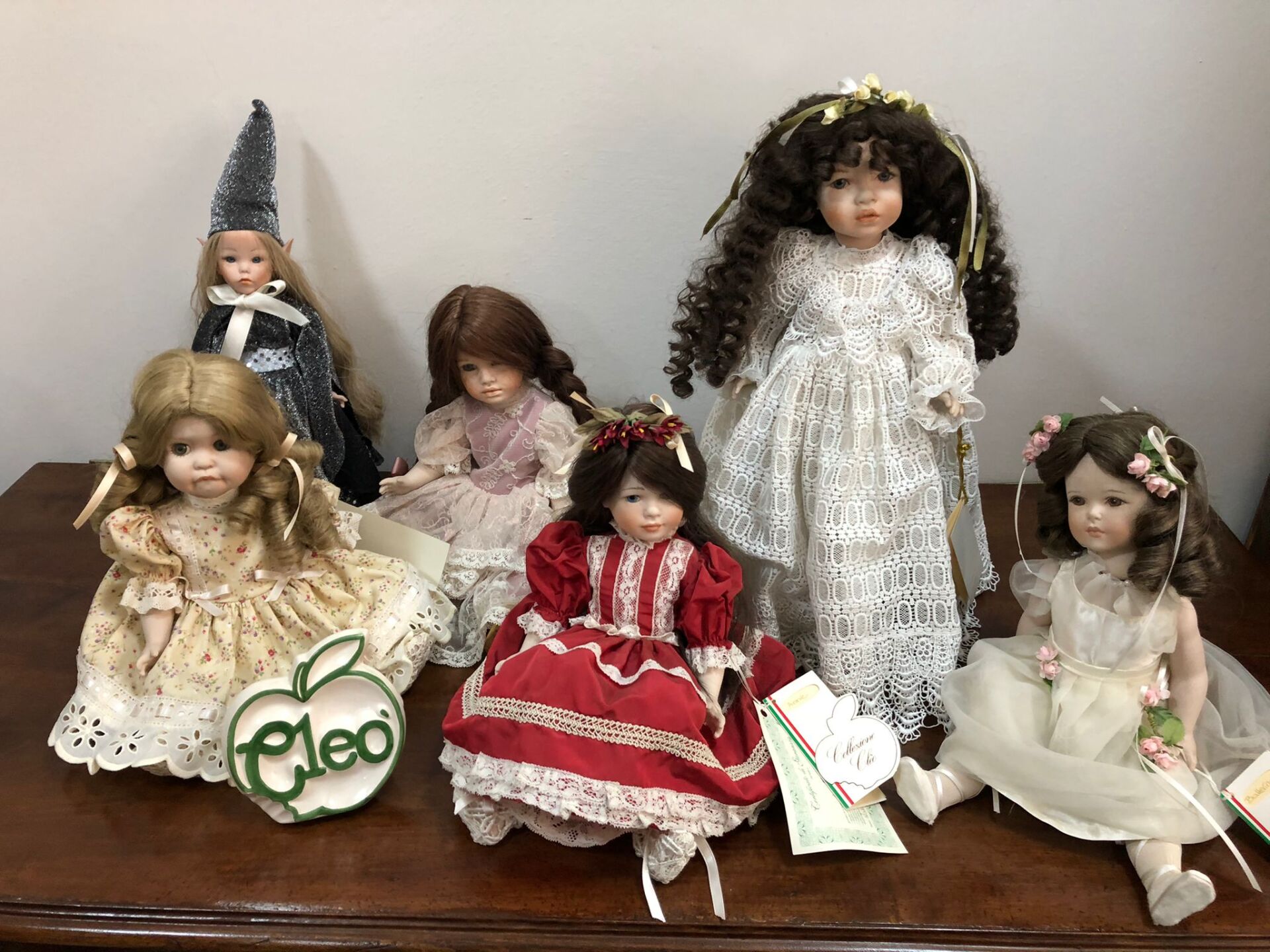 bambole di porcellana da collezione