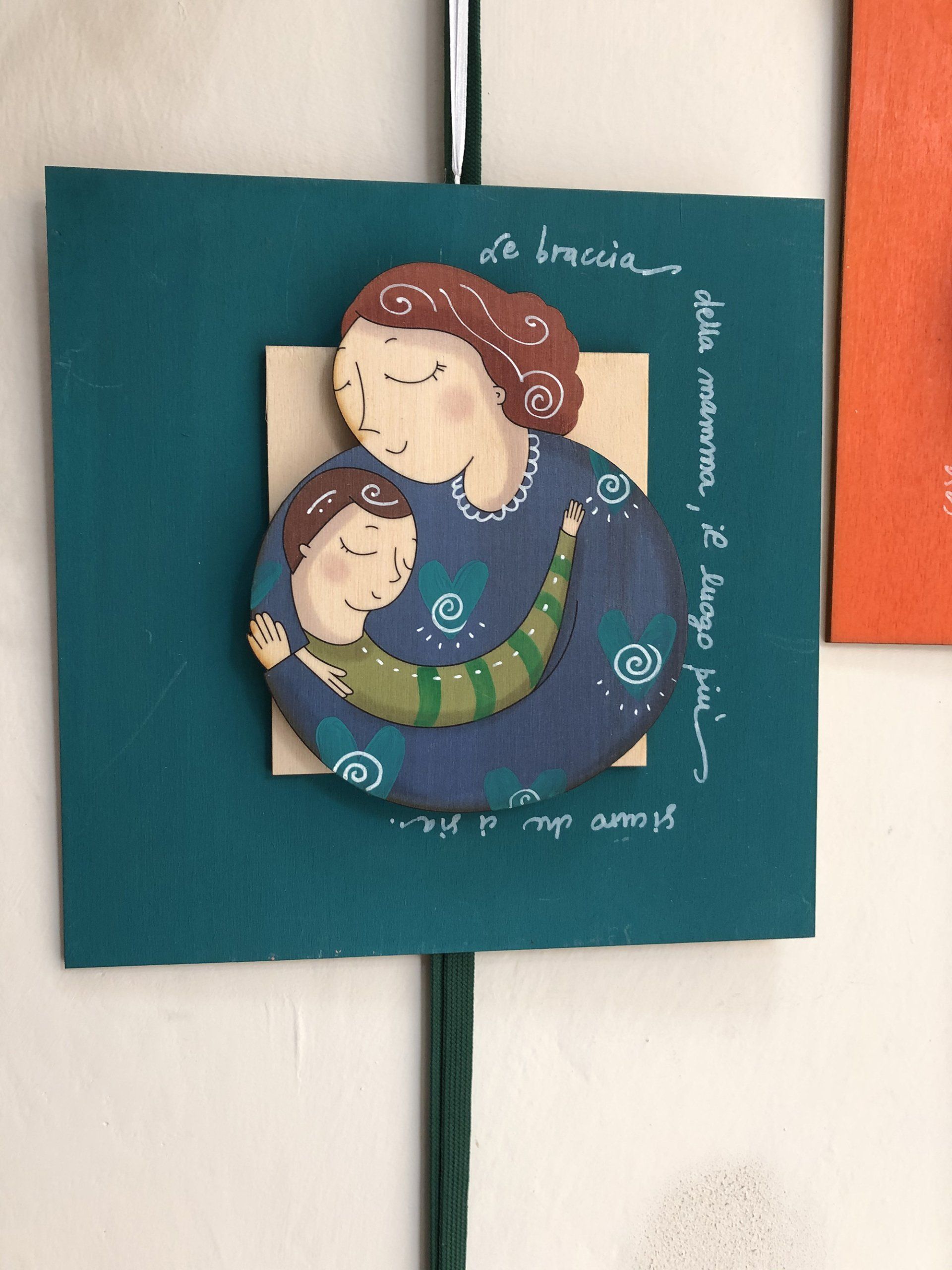 quadretto da appendere zia e nipote