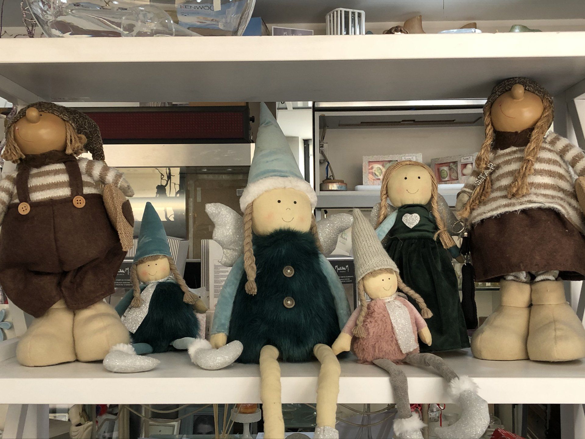 bambole ferma porta di pezza