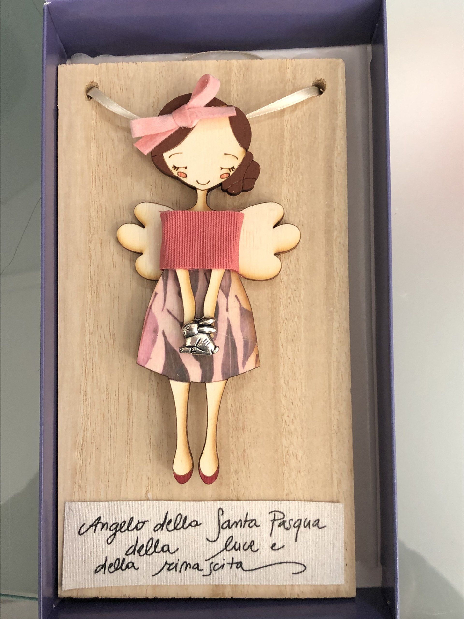 bambolina da appendere frase poetica