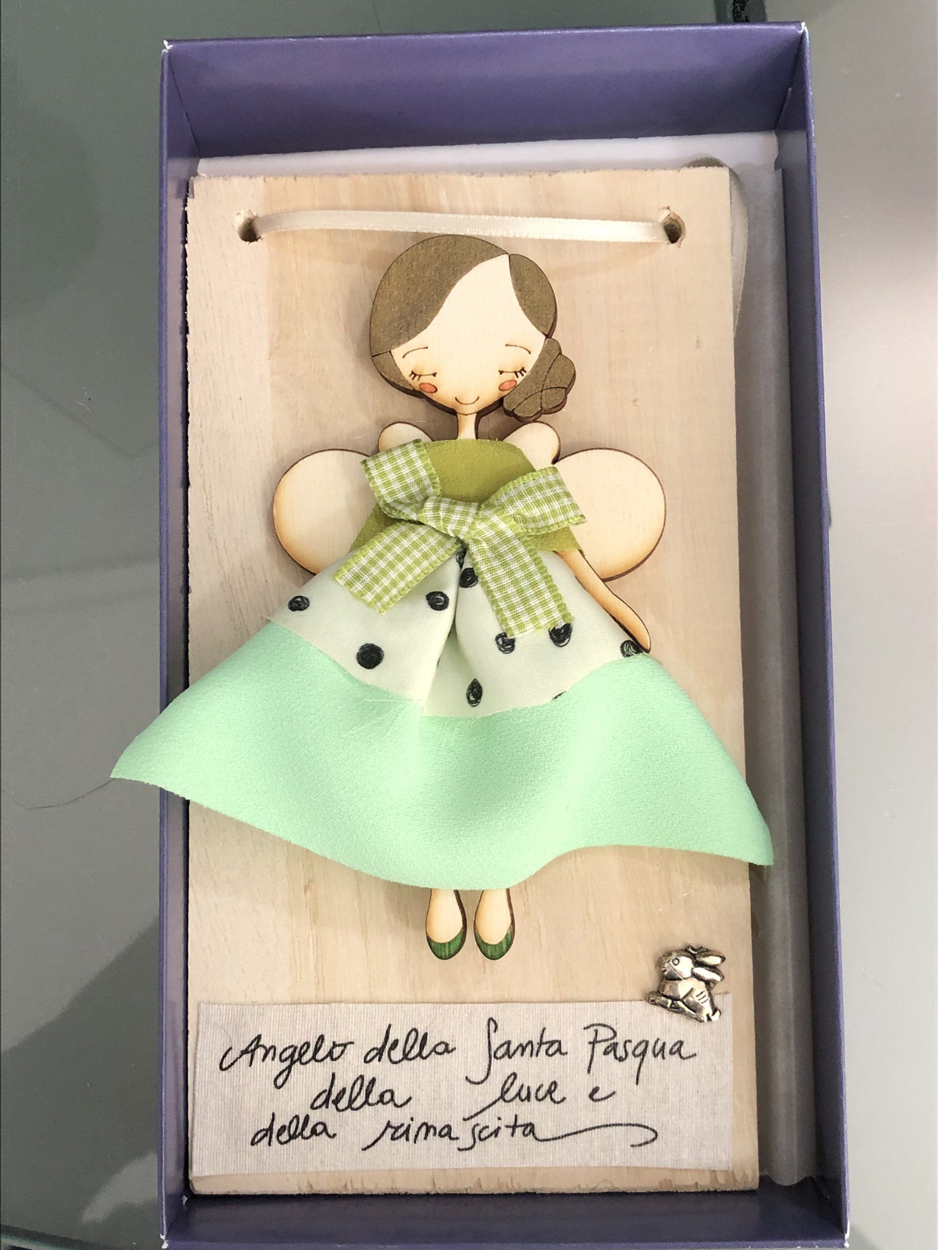 bambolina da appendere frase sulla famiglia