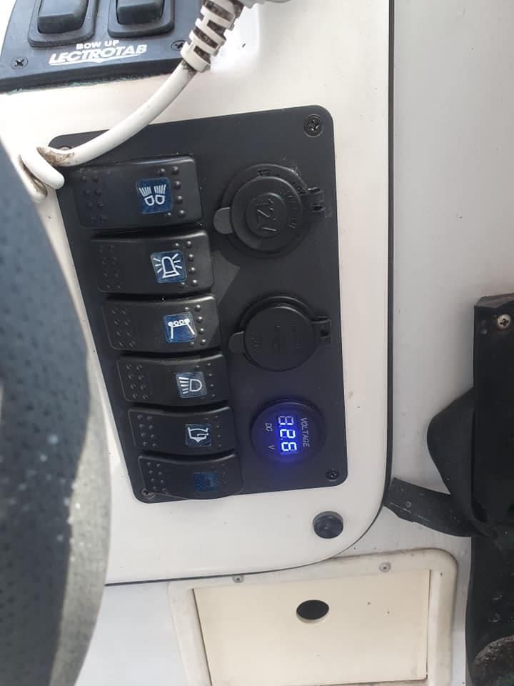 A Close Up of a Control Panel on a Boat — Jacko's Auto & Marine Electrics In Mackay Harbour, QLD