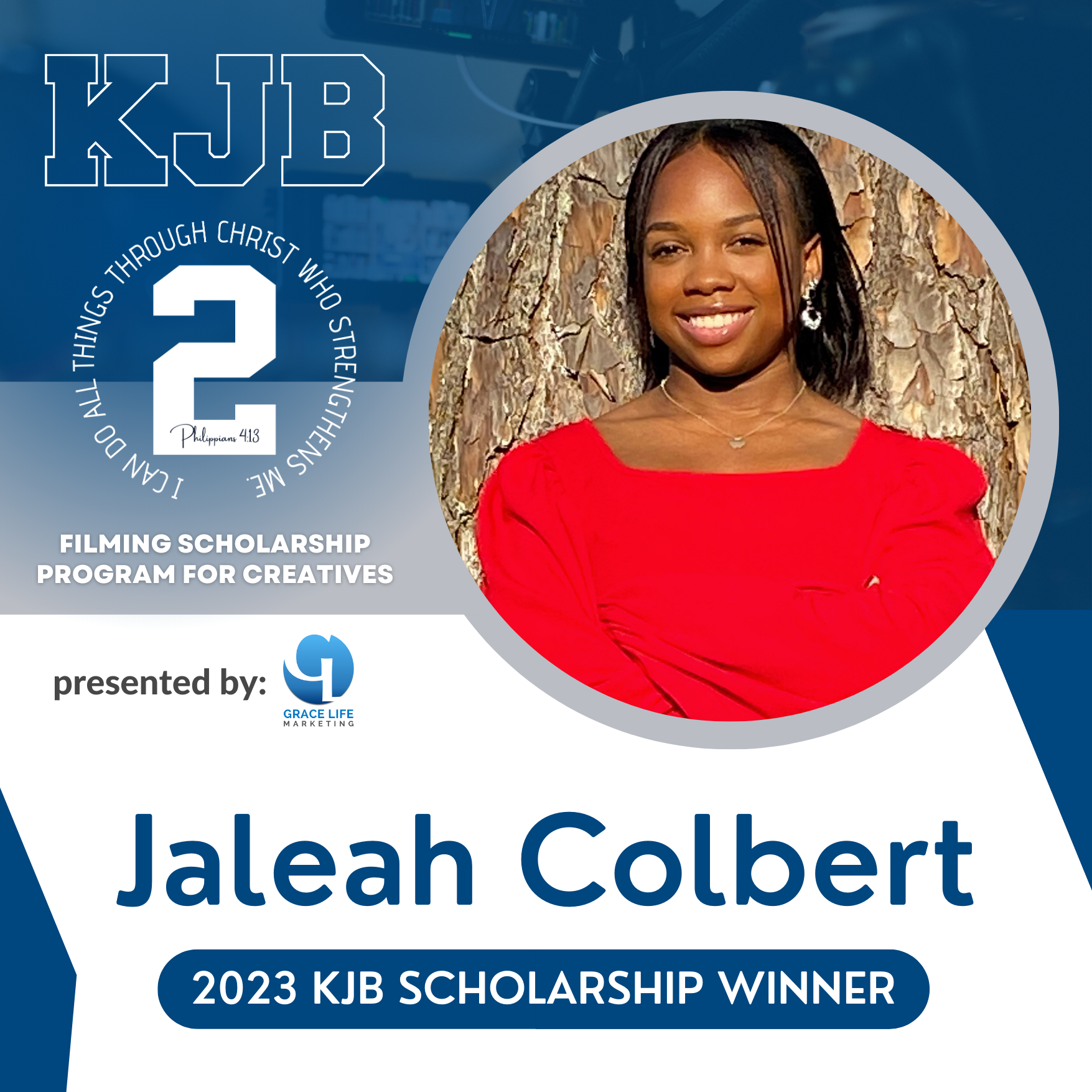 jaleah colbert is the winner of the kjb scholarship