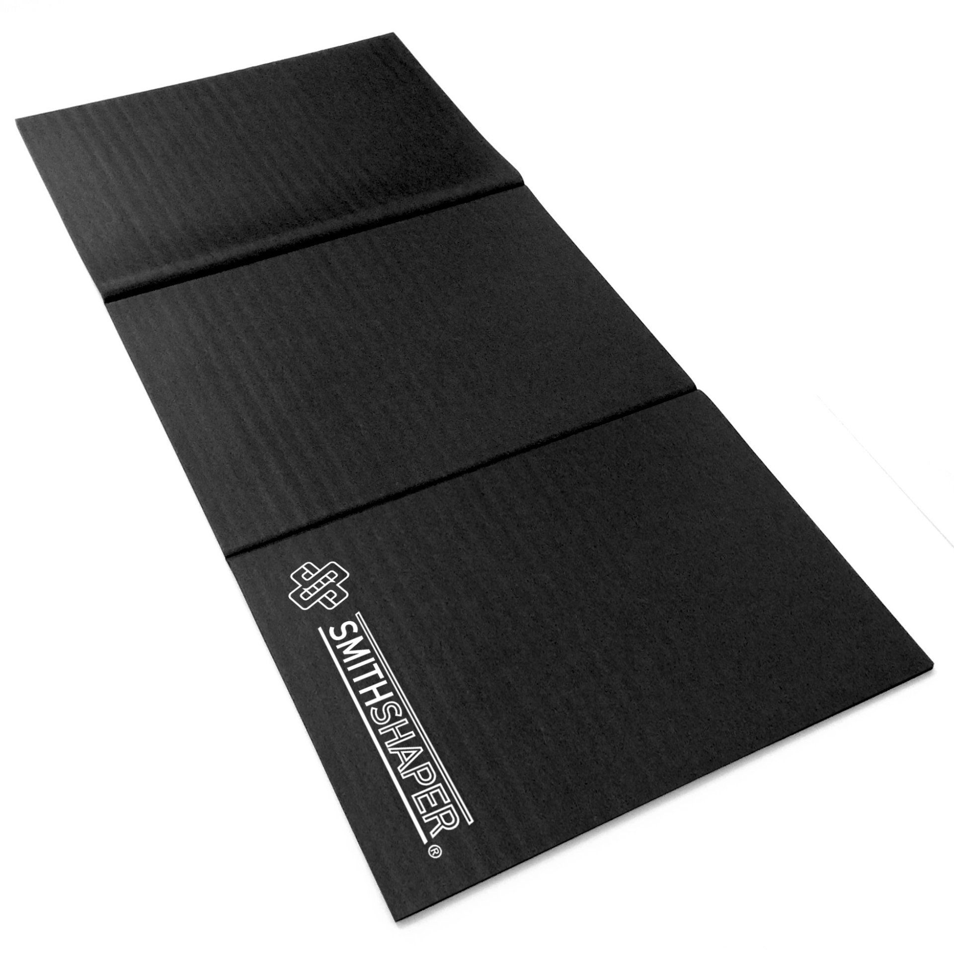 shows the underside of the Smithshaper Squat Mat Exercise Pad and Leg Muscle Targeting Tool