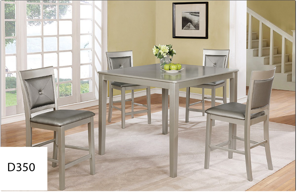 A picture of a dining room table and chairs with d350 on the bottom