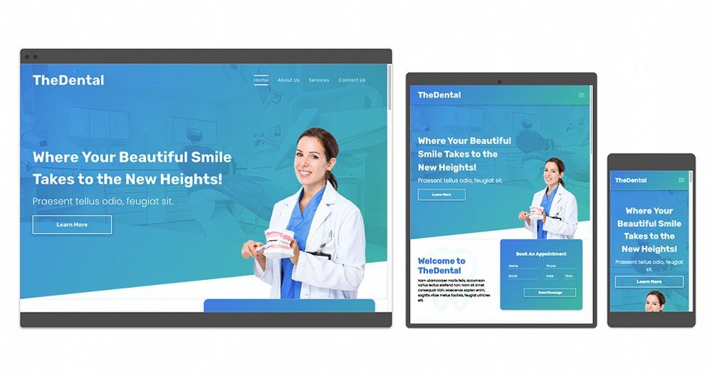 duda dentist website template by ayni media