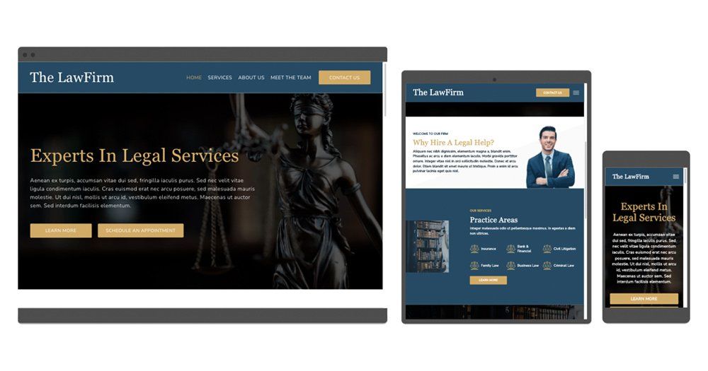 duda lawyer or law firm website template by ayni media