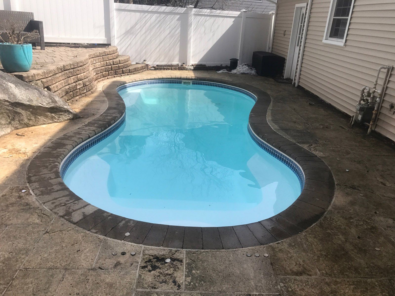 Newly Cleaned Pool — Norwalk, CT — Rave Pools