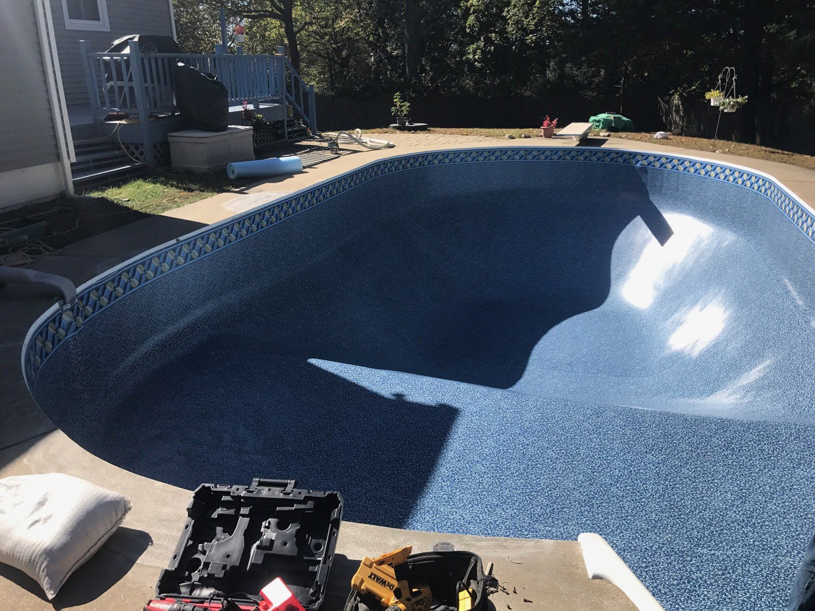 Newly Installed Pool Liner — Norwalk, CT — Rave Pools