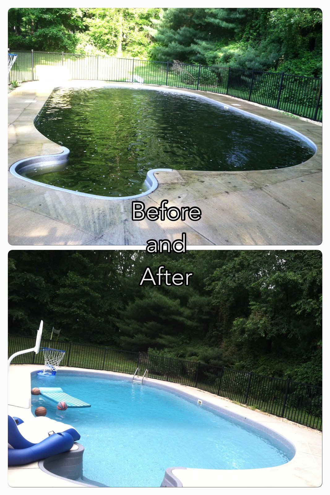 Swimming Pool Before and After — Norwalk, CT — Rave Pools