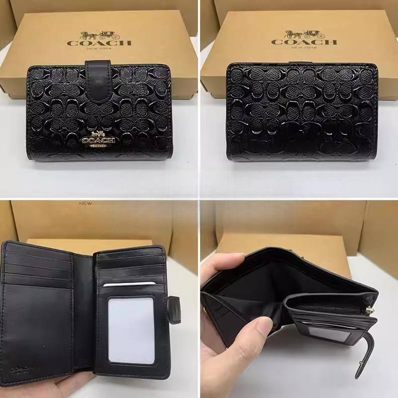 US Purchasing Genuine Leather Wallet Women's Zipper Coin Bag Multi-Card Holder 2-in-1 Girls