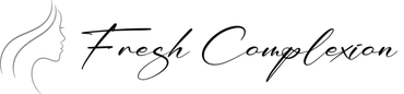 The logo for fresh complexion has a picture of a woman 's face and the words `` fresh complexion ''.