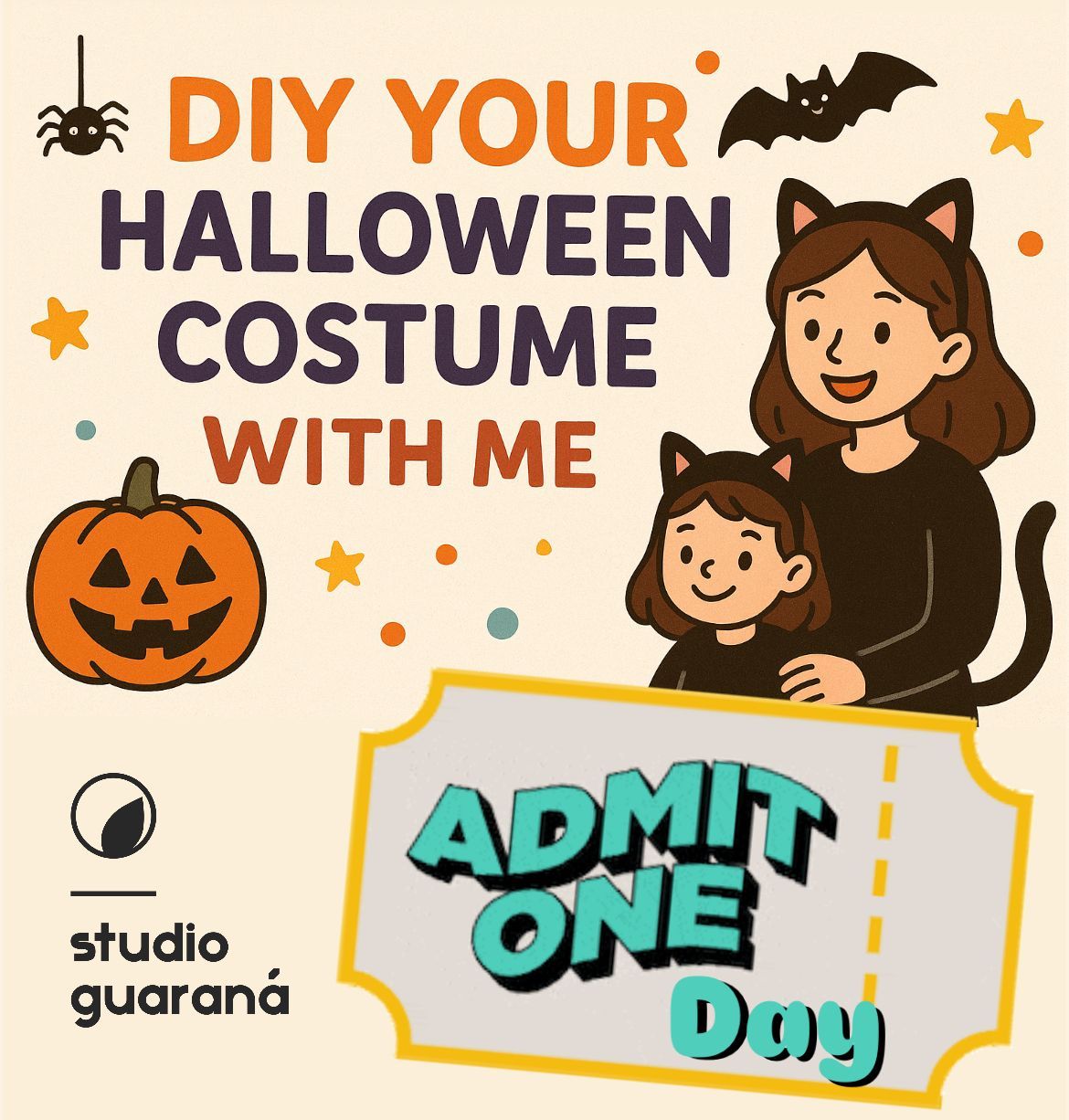 SINGLE DAY ADMISSION >> DIY Halloween Costume '25 - on Wednesday's @ 2:30-4:30pm