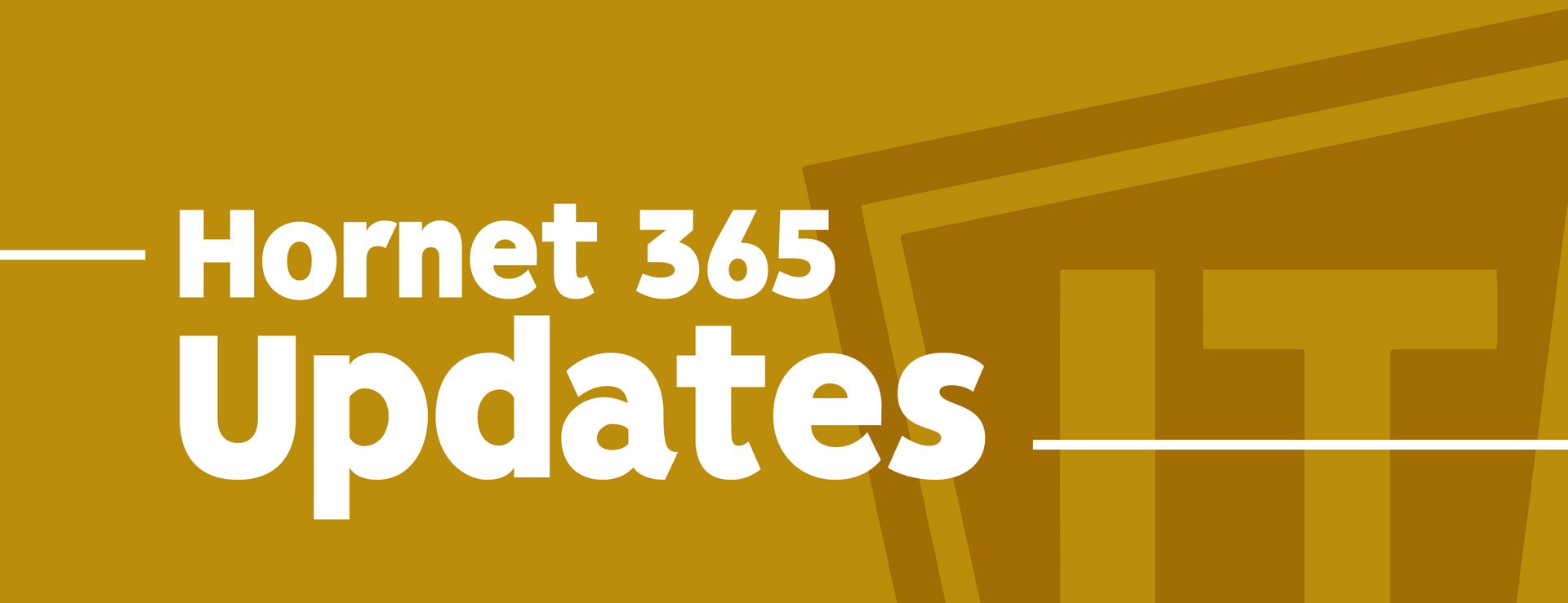 HORNET 365 Updates