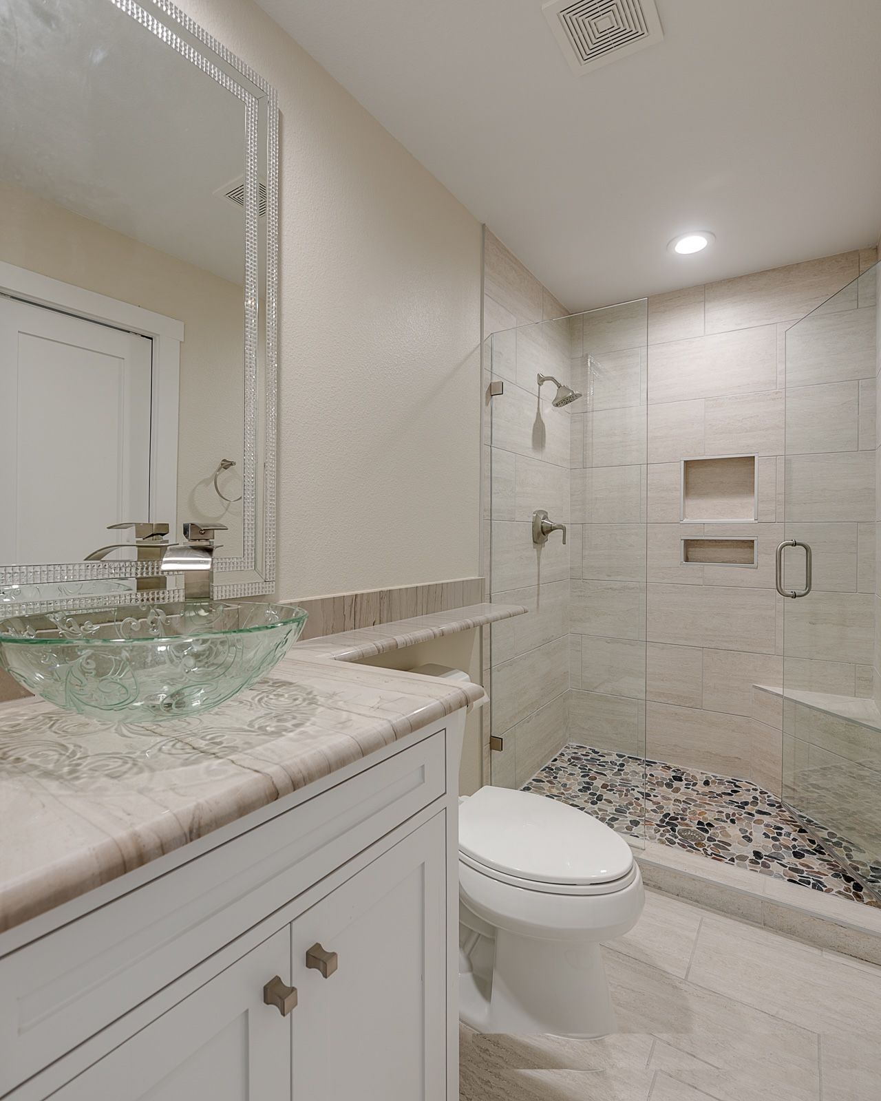 Stunning full renovation by Night 'N' Day Construction in Preston Hollow, Dallas, Texas, showcasing expert craftsmanship and modern design.