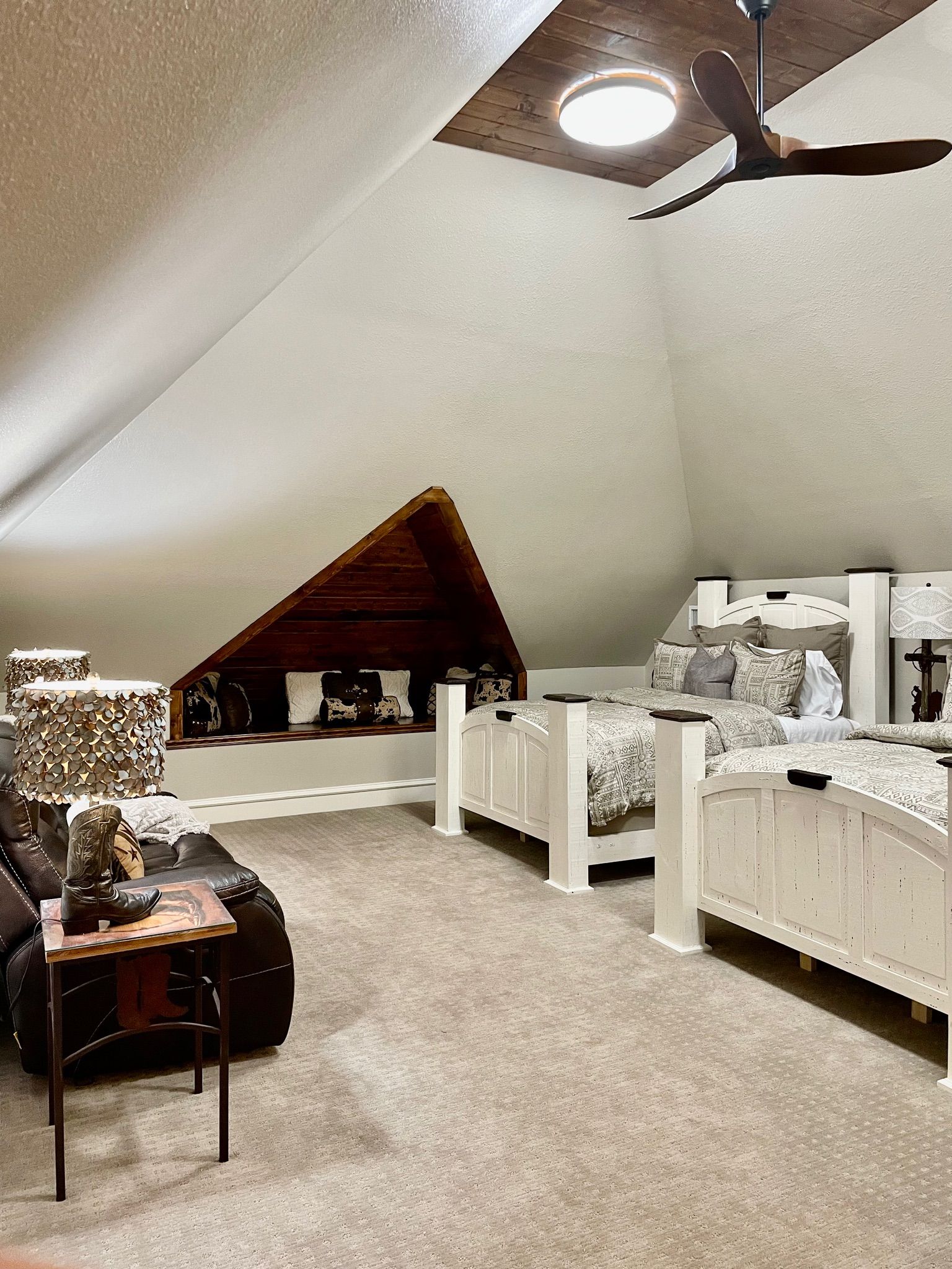 Clever how Night 'N' Day Construction complete this Attic Remodel in Tyler, Texas