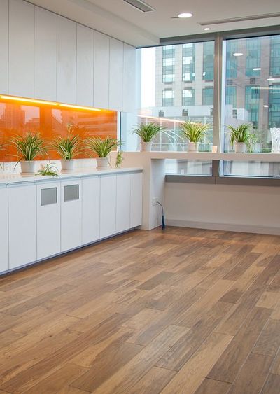 Timber Floor In The Work Place — Timberfection Queensland in Gold Coast, QLD