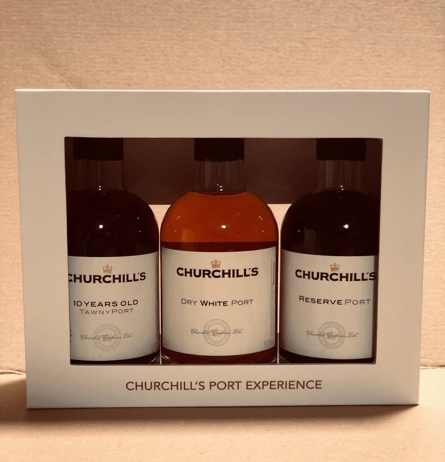 Churchill's Port Mini Bottle Triple Gift Pack