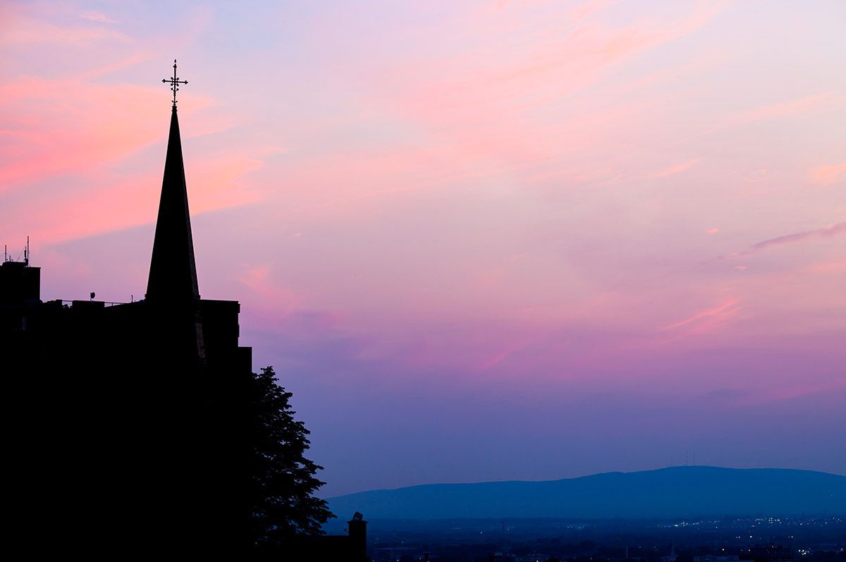 Source For Layer 002 Original Quebec City Sunset by Doug Friesen